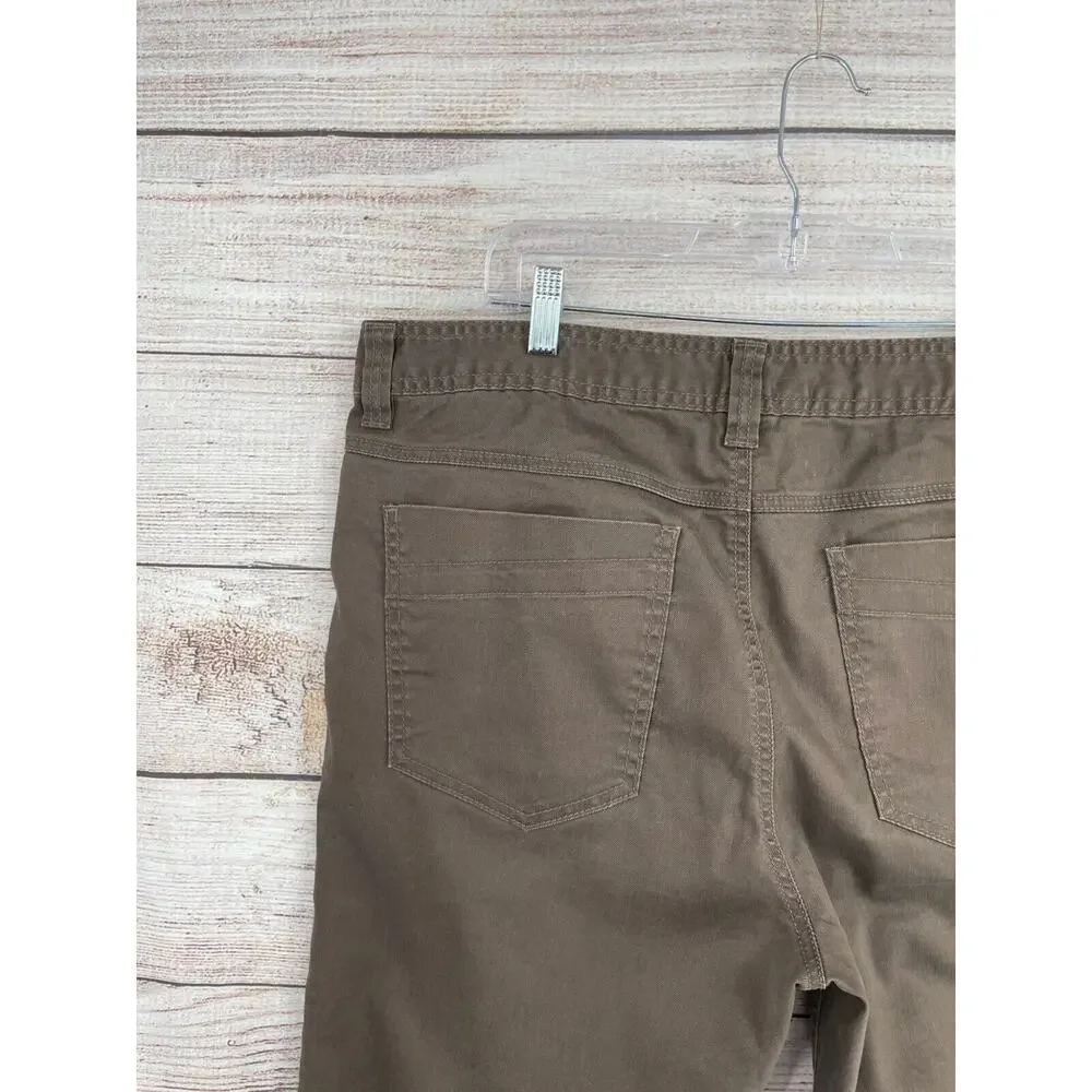 prAna Bridger Straight Slim Fit‎ Jeans Men's Size 38x30 Brown